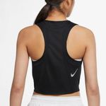 Nike Black Cropped Workout Top Photo 6