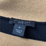 Ann Taylor  Factory Camel and Black Sweater. Size Medium Photo 6