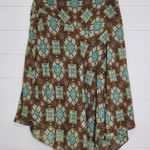 Dress Barn  Geometric Midi Skirt,‎ Green and Brown. Size: 14 Photo 0