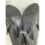 Merona Womans Gray Faux Suede Side Zip Bootie Size 8.5 Heel Photo 7