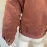 Etophe studios  Pink Corduroy Jacket with Sherpa Lining Photo 7