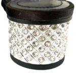 ZARA  Kitten Rhinestone Heel Black Strappy Knot Sandals 7.5 Wedding Cruise Resort Photo 5