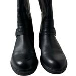Clarks Hearth Rae Black Leather Knee High Boot 7 Photo 2