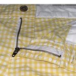 Old Navy Yellow & White Gingham Print Mid Rise Chino Short Pockets Shorts Size 6 Photo 8