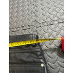 Vintage American Top‎ Genuine Leather Pants Biker Moto Goth Womens Size 0 NWT Black Photo 5