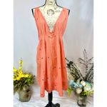 Free People  Crushin On You Cotton Beaded Striped Dress Photo 2