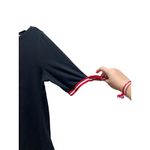 Lauren Ralph Lauren Ribbon Trim Sleeve Tee Shirt Black Size XL Preppy Coastal Photo 10