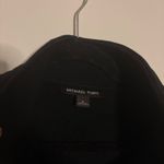 Michael Kors Black Quarter Zip Long Sleeve Pullover Sweater Photo 5