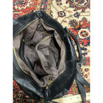 Liebeskind Berlin Black Leather And Cowhide Large Satchel Quiet Luxury Bag Photo 8