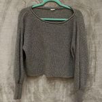 Garage Grey Knit Sweater Photo 0
