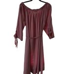 Speed Control New York 3X Blush Off Shoulder Tie Waist Dress Photo 5