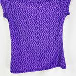 C9 CHAMPION Purple Abstract Short Sleeve Active Top Size XS Photo 3