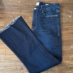 frame denim Le Crop Mini Boot Jeans Size 32 Cabana Blue Wash Cropped Flare Photo 9