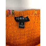 Torrid  Women's Babydoll Chiffon Cami Floral Tank Top Orange Size 1X Photo 5