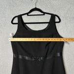 Amanda Smith Dress Womens 12 Black Sleeveless Round Neck Sheath Mini Dress Photo 4