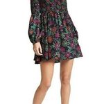 Likely Manning Smocked Off The Shoulder Floral Printed Mini Dress XS Photo 0