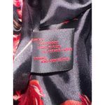 Via Spiga Womens Black Wool Blend Dress Coat Size 12‎ Floral Lined Stylish Photo 5