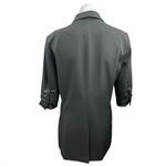Elizabeth and James  Womens Black 3/4 Sleeve One Button Blazer Coat Jacket Size 8 Photo 1