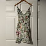 Zimmermann $700 Silk Floral Mini Tank Dress Faux Wrap Tropical Bohemian XS Photo 4