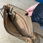 Vilenca Holland Leather Zippered Crossbody Purse Bag Camel Tan Photo 3