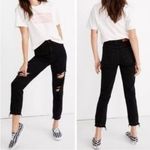 Madewell The Mom Jean in Raney Black Wash Size 25 Photo 1
