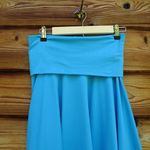 Boston Proper NWOT  Turquoise Jersey Skirt Photo 2