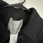 J.Crew Lady Day Coat Womens P10 Black Double Cloth Classic Long Wool Blend Photo 2