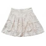 NEW Sim & Sam Mini Skirt Size XS Extra Small Pink Gray Leopard Pleated Flare Photo 1