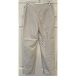 Brunello Cucinelli Women’s Trousers Sz 6 Cream Side Zip Cropped Pants Designer Photo 4