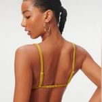 Good American Always Fits Triangle Swim Top, Size 1 - Dirty Olive Photo 4