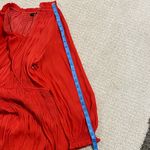 Chic Red Mini Dress with Tiered Skirt Photo 8