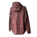 Columbia  Omni-Tech Hooded Lightweight Rain Jacket Windbreaker, Maroon Sz L Photo 5