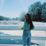 SheIn Green Puff Sleeve Sweater Photo 4