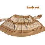 VINTAGE 1970'S BRADLEY NEUTRAL TONES STRIPED ACRYLIC KNIT "GRANDPA" CARDIGAN (M) Tan Size M Photo 7