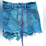Abercrombie & Fitch High Rise Mom Jean Shorts Two-Tone size 27/4 y2k Photo 4