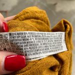 Forever 21 Womens Dress Size Medium Mustard Yellow Sweater Short Sleeves Photo 6