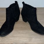 JG  Black Suede Ankle Boots Photo 4
