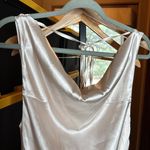 Ivory Satin Cowl Neck Gown Size Medium* Photo 6