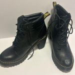 Dr. Martens Persephone WOMEN'S LEATHER HEELED ANKLE BOOTS Size 9 Photo 0