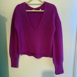 ALC Frank A.L.C. Vibrant Purple Sweater Photo 2