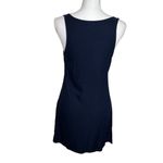Aritzia Sundays Best Womens V-neck Tank Mini Dress Size Small Sleeveless Navy Photo 3
