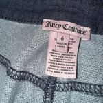Juicy Couture  Womens Jean Shorts Dark Wash Blue Light Distressed Size 6 EUC Photo 6