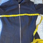 DKNY London Fog Black Trench Coat Classic Design Photo 6