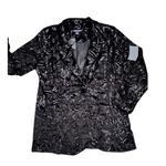 Roaman’s Roaman's Sequin Blazer Black Floral Statement Party Glam Plus Size 18W Photo 3
