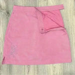 Monterey Club Women’s Golf Athletic Skort Pink Embroidered Flower Zip Size 8 Photo 2