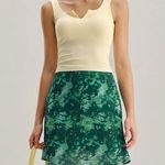 Rihoas Yellow V Neck Ribbed Knit Tank Top Size XS Photo 3