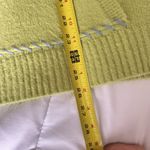 White Stag  1/4 Zip Up Womens Large L Green Floral Sweater Pullover Soft Photo 6