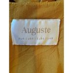 Auguste The Label Shirt Women 4 Yellow Ocher Swiss Dot Frida Wrapped Blouse Photo 10