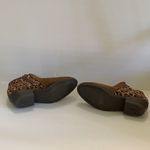 Sam Edelman  brown booties boots shoes 6.5 M New no box leather Animal Print Photo 5