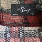 Milk and Honey  Plaid High Waisted Button Front Shorts Cottagecore Grunge Large Photo 3